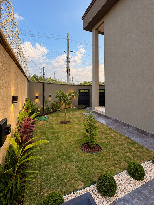 Jardim planejado